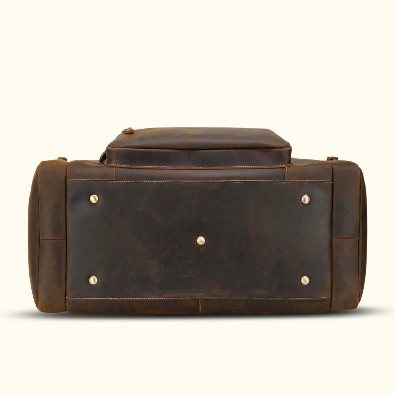 The Sabre Tooth – Men’s Vintage Leather Travel Duffle Bag