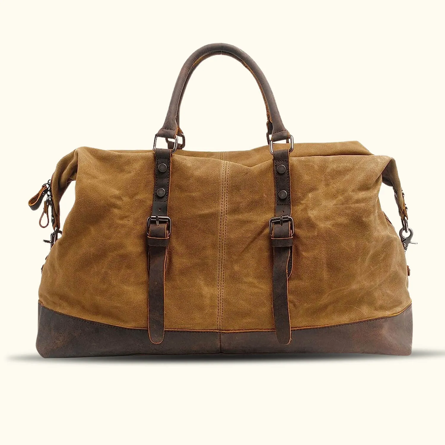 The Traveler's Haven - Waxed Canvas Carry on Bag