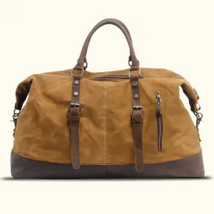 The Traveler's Haven - Waxed Canvas Carry on Bag