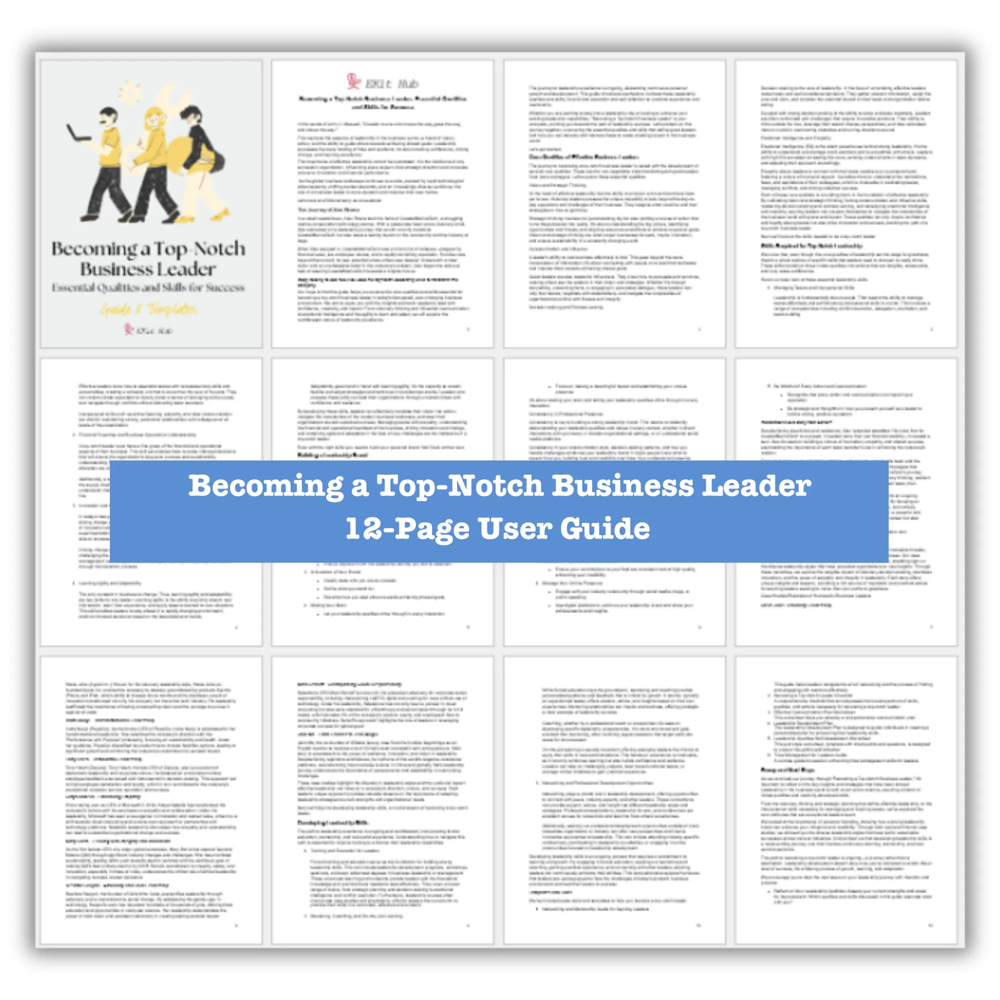 Top Notch Business Leader Guide   Templates