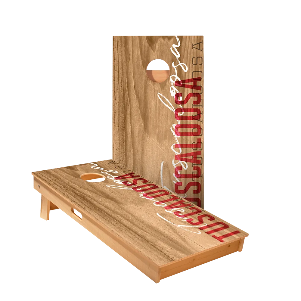 Tuscaloosa Campus Gameday Star Cornhole Boards